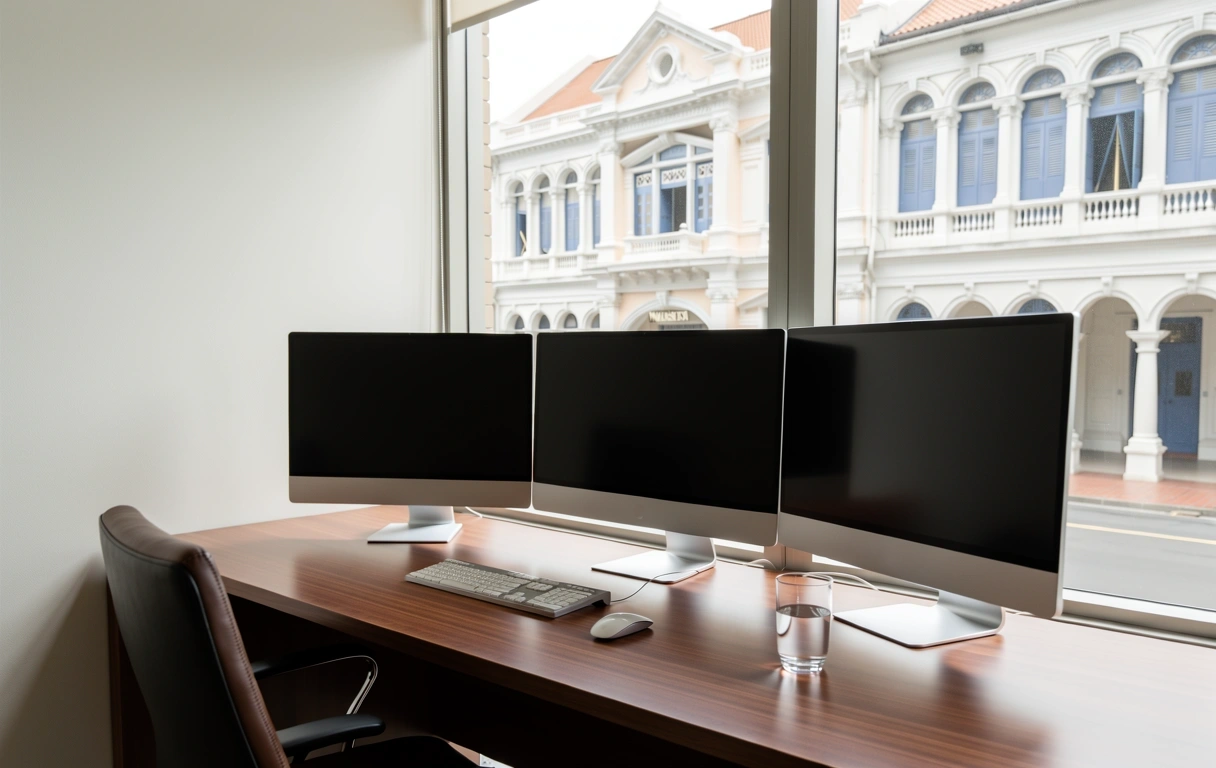 Pejabat Evercrest Works di Jalan Macalister